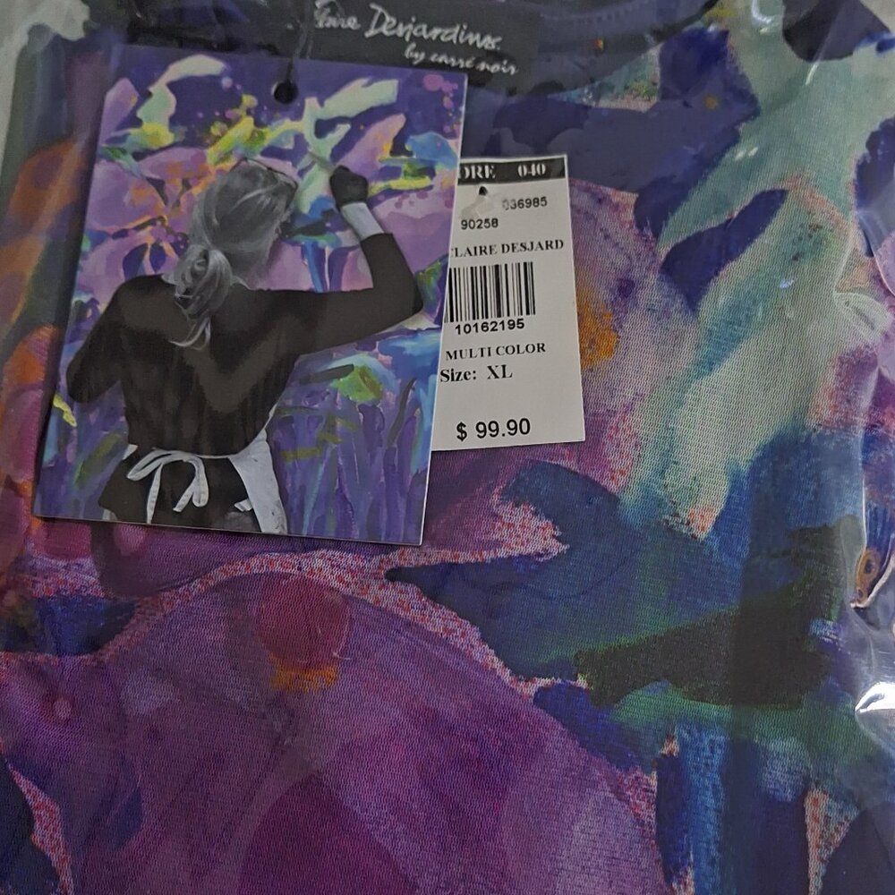 Claire Desjardins (Artist)  Blouse  XL  ...NWT - Picture 6 of 6